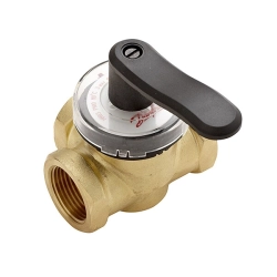 Клапан 3-ходовый поворотный HRB3 Ду 15 kvs, 1.6 м³/час 065Z0402 Danfoss