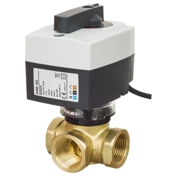 Клапан 3-ходовый поворотный HRB3 Ду 25 kvs, 10 м³/час 065Z0407 Danfoss