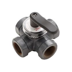 Клапан 4-ходовый поворотный HRE4 Ду 25 kvs, 10 м³/час 065Z0424 Danfoss