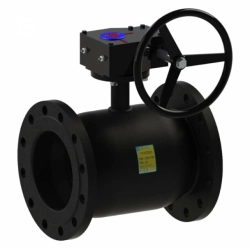 Кран фланцевый 11с333п с редуктором Ду 150/100 Breeze цельносварной (Ру=16, Т=-30...+180°С)