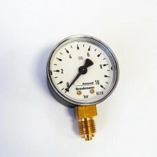 Манометр 10 бар (для регуляторов D04FS, D05FS) M38K-A10 Honeywell