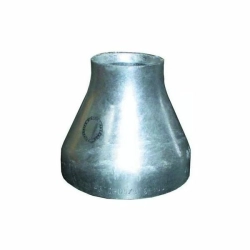 Переход стальной оцинкованный 133х108 (125х100)