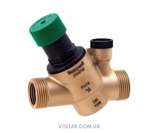 Регулятор давления муфтовый Ду15 (1.5-6бар) PN16 70°C D04FM-1/2A Honeywell